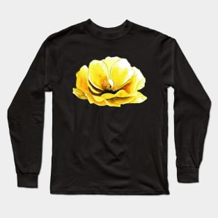 YELLOW PRICKLY PEAR CACTUS FLOWER Long Sleeve T-Shirt